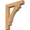 Ekena Millwork Merced Block Smooth Bracket, Western Red Cedar, 5 1/2"W x 36"D x 42"H BKT06X36X42MRC05SWR - alternate 1